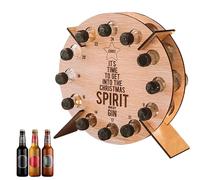 Genérico Soporte para Vino navideño,Mantenga 12 Botellas de Vino Cuenta Regresiva para la decoración navideña - Divertidas Decoraciones navideñas, Soporte con Forma de árbol de Navidad para Comedor