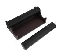 Genérico Soporte Pulseras y Reloj Doble Tubo Exhibidor Joyería Desmontable Organizador Negro para Brazaletes y Collares Práctico y Resistente