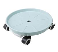 Genérico Soporte Redondo para Plantas de Alta Resistencia con Ruedas, Carrito para macetas de Exterior de 30 cm, Base rodante para macetas con cajón para almacenar Agua, Ruedas duraderas para facilit