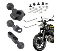 Genérico Soporte Retrovisor para - Soporte antirrobo | Kit de montaje de cámara en manillar moto | para conducción diaria Viajes Road Trip Rutas Casa-Trabajo Paseos Montaña Mujeres Hombres