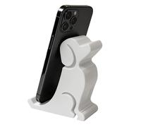 Genérico Soporte Teléfono Escritorio Bonito - Base Antideslizante Figurita Perro | Impreso 3D para Móvil Oficina, Decoración Hogar, Grabaciones, Videollamadas, Viajes, Gimnasio