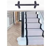 Genérico Soportes Ajustables para alfombras, Barras pulidas, herrajes para Pisos, Barras de latón Macizo de Primera Calidad para alfombras, Barras tubulares Ajustables, Kit de fijación de alfombras p