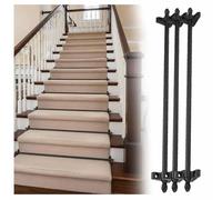 Genérico Soportes Ajustables para alfombras de Escalera, Barras pulidas, herrajes para Fijar alfombras, Barras para alfombras de Escalera, Barras para alfombras de Escalera - Herrajes de Soporte Dura