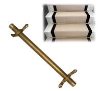 Genérico Soportes de Barra Pulida Ajustables para alfombras, herrajes para asegurar el Piso, Barras de Metal Resistentes para escaleras para alfombras, se Pueden Cortar a Medida, Varillas de Agarre d