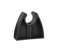 Genérico Soportes De Luz De Poste del - Clips De Almacenamiento De Caña De Montada En La Pared | Asegurar El Soporte del Posta De La Luz | Clips Negros para Luces De Poste | Soportista para La