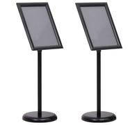Genérico Soportes de póster Manual 2 pcs Negro 45 x 33 x 88 cm,Economía e Industria,Venta al por Menor,Mostradores,Negro,4.66 KG,3385631