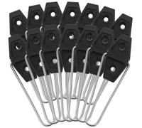 Genérico Soportes para Marcos de Fotos 30 Piezas Negro Diseño Romboidal Soporte Trasero Resistente para Exposición en Escritorio y Repuesto Estable para Portafotos de Mesa DIY