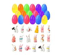Generico Sorpresas para Huevos de Pascua, 18 Animales Festivos, Conejito de Pascua simpáticos Juguetes, Exterior casa salón Mesa niños