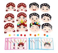 Genérico Sorting Beads Toy, Color Matching Sorter, Stem Playset Fine Motor Durable Material Safe Design Educational Toy Bright Colors Cognitive Skills, Color Recognition Toys for Fine Motor Skills