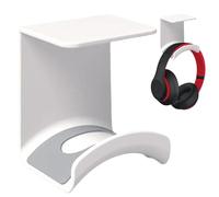 Genérico Space Saver Headphone Hook, Adhesive Wall Mount Headset Hanger Rack, Desk Organizer Gaming Audio Stand System, Compact Headset Storage Bracket, Home Dorm Room Gaming Accessory Holder