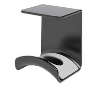 Genérico Space Saver Headphone Hook, Adhesive Wall Mount Headset Hanger Rack, Desk Organizer Gaming Audio Stand System, Compact Headset Storage Bracket, Home Dorm Room Gaming Accessory Holder