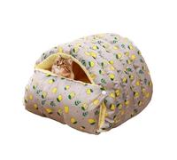 Genérico Space Saving Cat Cave - Breathable Kitten Bed, 48x30x20cm Cat Tent with Warming Foam, Soft Oxford Cloth & Cotton Pet Bed, Pet Shelter Sleeping Area, Nest Cave Cushion for Animal Rest