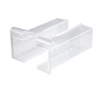 Genérico Space Saving Drawer, Fridge Undershelf Container, 11,8 x 7,8 pulgadas Box with Sliding Build, Food Storage Bin, Kitchen Garnish with Clear Style, Organizer for Meat Cheese