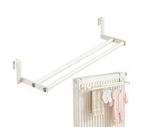 Genérico Space Saving Drying Rack - Wall Mounted Towel Hanger for RV | Heavy Duty Organizer with Foldable Arms, Compact Laundry Solution for Dorm Bathroom Closet Room Clothing Storage