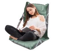Genérico Space-Saving Inflatable Ground Chair Cushion For Camping Fishing Travel Backpacking Beach Stadium | Inflatable Folding Seat | Inflating Camping Seats |