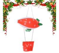 Genérico Spaceship Shape Holiday Pendant - Christmas Ornaments - Winter Festival Tree - Inflatable PP Decorative Hanging Ornament See Size Chart for Christmas Trees, Mantels Yards, Gardens, Doors,