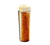 Genérico Spaghetti Pasta Container, Airtight Kitchen Jar, 9.6x27.3cm/3.78x10.75in Dry Food Storage, Leakproof Seal, Bpa Material, 3 Liter Clear, for Cereal Flour Sugar Organization