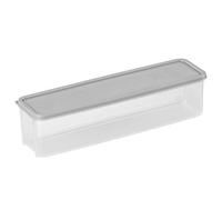 Generico Spaghetti Pasta Container - Rectangular,Pasta Storage Containers,clear,espagueti Storrage Jar | Food Storage for Fideos Beans Straws for Long Strip Noodles