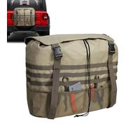 Genérico Spare Tire Trash Bag, Cargo Storage Pouch, Large Capacity Organizer, Heavy-Duty Rear Mount Design, Outdoor Utility Holder for Vehicle Car Truck RV Offroad Trip Road Hiking Use