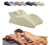 Genérico Spark Pillow, The Spark Pillow, 27 Positioning - Deeper Connection, Ergonomic Posture Support for Spinal, 27 Degree Couples Pillows (Light Grey)