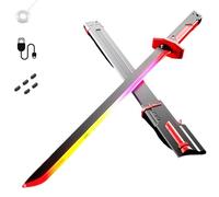Genérico Sparkblade Sword with Sparks, 31.5in Sparkblade,Spark Blade Sword with Smoke Sparking Light Up Swords,Perfect for Costumes, Halloween, and Display (Red)