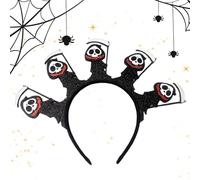 Genérico Sparkling Sequined Hairband For Stage Performance Cosplay Wedding | Halloween Hairband | Ghost Hair Accessories | Sequined Hairbands Sparkling Ghost Halloween Headband Women Men Kids Party