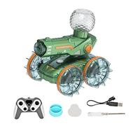 Genérico Speed Adjustable RC Truck and Boat Combo, Remote Control Vehicle with LED Lights and Water Squirter, Rock Crawling, Backyard Bashing, Pool Racing, Drifting Toy For Kids and Adults