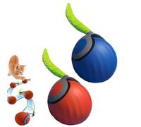 Genérico Speedy Tail 2.0, Speedy Tail 2.0 Cat Toy, Automatic Moving Cat Balls with Tail, Interactive Cat Toy for Indoor Cats, Two Speed Adjustment, Rechargeable Interactive Cat Toy Indoor (2Pcs Mix)