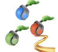 Genérico Speedy Tail 2.0, Speedy Tail Cat Toy, Automatic Moving Cat Toy Ball, Interactive Cat Toy for Indoor Cats, USB Rechargeable Cat Toys Ball, Automatic Cat Ball Toy Quiet Operation (3 pcs)
