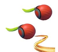 Genérico Speedy Tail 2.0, Speedy Tail Cat Toy, Automatic Moving Cat Toy Ball, Interactive Cat Toy for Indoor Cats, USB Rechargeable Cat Toys Ball, Automatic Cat Ball Toy Quiet Operation (2 pcs C)