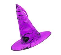 Genérico Spider Web Hat - Halloween Outdoor Cosplay Costume, Decorative Holiday Hat, Garden Courtyard Tree Ornament, Party Props For Spooky Outfit, Seasonal Accessory Porch Window Table Display,