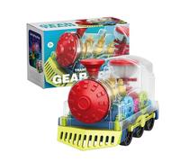 Genérico Spielzeug-Eisenbahn - Batteriebetriebenes Kinderfahrzeug mit Getriebe, Licht und Musik |Spielzeugeisenbahn | Batteriebetriebenes Kinderfahrzeug mit Licht und Musik