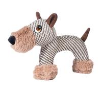 Genérico Spielzeug - Weiche Zahnreinigungs-Kaufigur In Puppenform - Kleine Quietsch Hundespielzeuge | Für Welpen Spiel Draußen Weihnachten Geburtstag Kauspielzeug