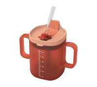 Genérico Spill Proof Cups For Adults - 300ml Adaptive Drinking Cup With Reinforced Ergonomic Handles, Precision-Fit Silicone Gasket Prevents Leaks During Use, Shatterproof Design | For Elderly