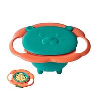 Genérico Spill Resistant Gyro Bowl - 360 Degree Bowl, Anti Spill Rotating Spills-Proof | 7.48 Inch, Anti-Fall Balanced Tumble-Proof Design For Kids Boys Girls Bowls Antis-Scalding, 1*Pc