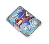 Genérico Spinner Dice Fidget Toy - Spinner de Dados de Metal 3D portátil - de Bolsillo y Juguete de Escritorio para Juegos de Mesa, del estrés y reuniones Familiares