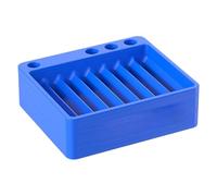 Genérico Spoke Storage Box, Partitioned Spoke Caps Holder Organizer, portátil, Quick Sorting, Wheel Building Tool Case for Bicycle Accessories, 8,05 x 7,05 x 2,5 cm