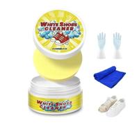 Genérico Sponge White Shoe Cleaning Cream, Multifunctional Cleaning Cream, All-Purpose Rinse-Free Cleaner, Sneaker Whitener for Leather, Canvas & Rubber Soles