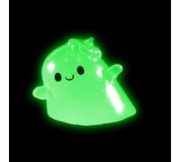 Genérico Spooky Illuminated Pumpkin and Ghost Ornament For Desk and Car