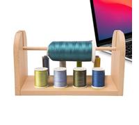 Genérico Spool Holder, Wooden Thread Rack Stand Organizer, Yarn Ball Storage Threads for Sewing, Quilting, Embroidery, Crafting, Home Studio, Room, Gift, 10.43x4.72x5.91 pulgadas