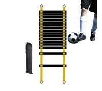 Genérico Sports Agility Ladder Set - Portable Soccer Speed Training Equipment | Adjustable Rungs with Carry Bag, Athletic Footwork Drill Kit for Football, Hockey, Tennis & Track