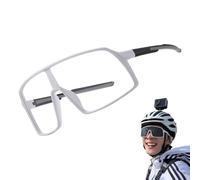 Genérico Sports Glasses - PC 5.86 Inch | Sports Sunglasses For Cycling with Clear Safety Color-Changing Windproof Lenses for Men Women Biking| Anti Glare Šports Sunglasses Foŕ Men Women