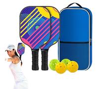 Generico Sports Hole Ball Kit, Fiberglass Paddle and Rebound Set, Equipment for Venues, Courts, and Social Events, 15.75 x 7.72 x 0.63 inches, Perfect Outdoor and Recreational