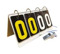 Genérico Sports Score Ticker - 11.81 Inch Portable Page Digital Display Board | High Contrast Smooth Rotation Scores Keeper | Indoor Event Score Display. Acrylic,150g.