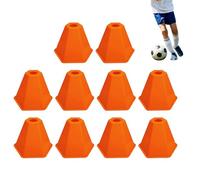 Genérico Sports Training Cones - Marker Training Traffic Cones, | 10-Piece Agility Set Soft Durable High-Visibility Stackable Field Markers For Football Basketball Skating Physical Activities