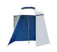 Genérico Sports Umbrella Tent - Arched Privacy Screen for Outdoor Sidelines | Solar-Reflecting Shield with Ground Anchors & Instant Clip Fastening for Coaches, Hikers, Swimmers and Spectators