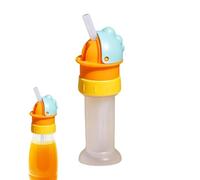Genérico Spout Adapter for Water Bottle,Reusable Leak-Proof Anti-Spill Cap with Straw,Water Bottle Top Adapter | for Sippy Beverage Storage Drinking Backpack Children Boy Girls