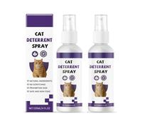 Genérico Spray antirrasguños para Gatos, Spray Repelente para Gatos para Interiores y Exteriores, solución Segura y eficaz, Evita Que los Gatos arañen Muebles, Plantas, sofás y alfombras (2pcs)