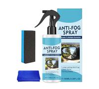 Genérico Spray Antivaho para Gafas - Solución Limpiadora De 100 ML - con Toalla Y Esponja Agente Anti Empañe para Cristales,para Espejo Escarchado Baño Interior Visibilidad Al Conducir Camión