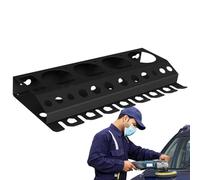 Genérico Spray Bottle Storage Rack, Wall Mount Auto Detailing Holder, Cleaning Tools Hanger for Car Beauty Shop, Wash Accessories Display, Garage Organizer (16,14 x 6,69 x 1,77 in)